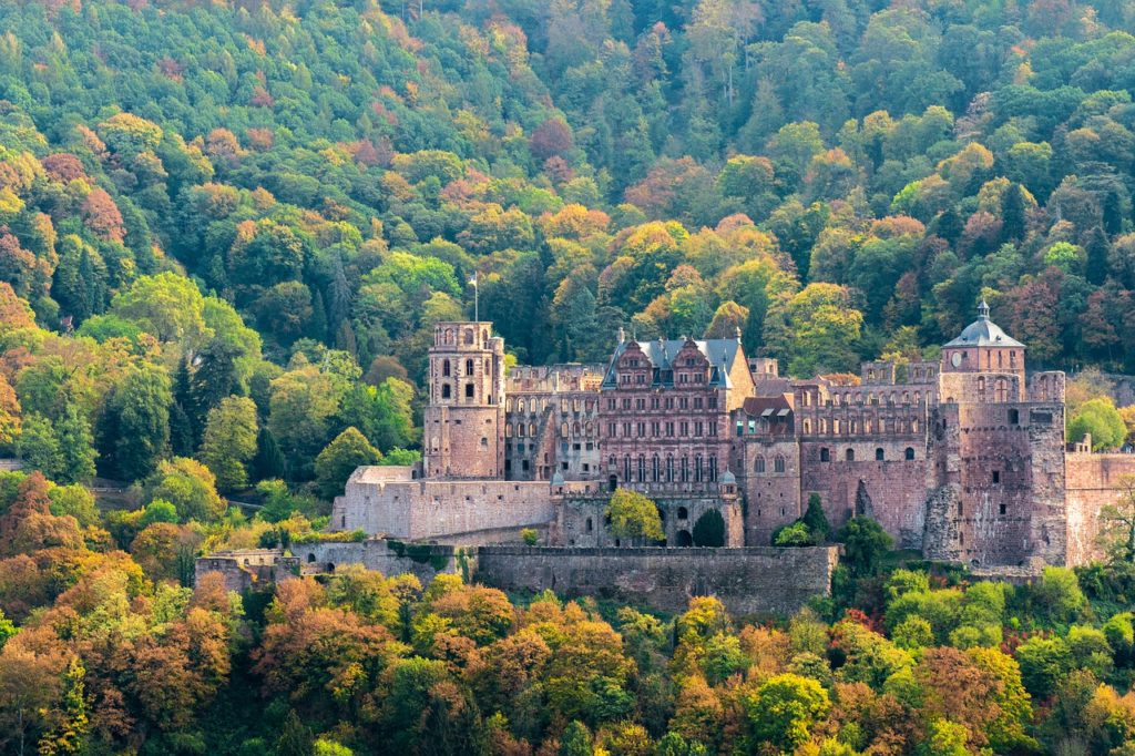 heidelberg, castle, historically